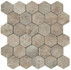 Мозаика Aix Cendre Honeycomb Tumbled (A0UC) 30x31 Неглазурованный керамогранит