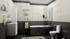 Бордюр Fiora White Бордюр 01 7,5x25 Unitile/Шахтинская плитка матовый керамический 010214001090