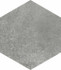 Керамогранит Hexagono Rift Grafito 26.8x23.3 Vives антискользящий (grip), матовый универсальная плитка 32721