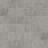 Мозаика Supergres Art Graphite Mosaico 30x30 керамогранит матовая, серый TGM3