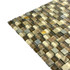 Мозаика Marble Mosaic Eclipse стекло+мрамор 30х30 см полированная чип 15x15 мм бежевый, золотой-oro-gold