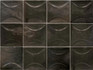 Настенная плитка Hanoi Arco Black Ash 10x10 Equipe глянцевая керамическая 30022