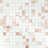 Мозаика Imagine Lab GL45055 стекло 32.7х32.7 см глянцевая чип 23х23 мм, бежевый, белый