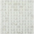 Мозаика Mia White (Matt) стекло 30х30 см Bonaparte матовая чип 23х23 мм, белый