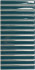 Настенная плитка Sb Peacock Blue 12,5x25 Wow глянцевая, рельефная (структурированная) керамическая 128703