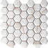Мозаика Hexagonal Calacata керамогранит 34.6х30 см под мрамор 69HE-CA
