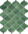 Настенная плитка 65008 Арабески Майолика Зеленый 26x30 Kerama Marazzi глянцевая керамическая