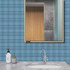 Мозаика Porcelain mosaic Mosaic 1.5х14.5 Y15FW26 Голубой глянцевый керамогранит 29.4х31.3 см чип 15х145 мм