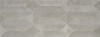 Настенная плитка Talo grey br rect. Shapes Keratile 33.3x90 глянцевая, рельефная (структурированная) керамическая
