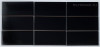 Настенная плитка TH752A черная NSmosaic 7.5х15 глянцевая керамическая