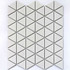 Мозаика Reno White matt 3.9x4.5 керамическая 25.2x29.1
