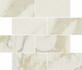 Мозаика I Classici Calacatta Gold 7,5x15 6 mm Mur.Glos (750871) керамогранит 30х30 глянцевая, белый, серый
