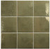Керамогранит 32335 Bohemian Bronze Green 10х10 Equipe глянцевый, рельефный (рустикальный) настенная плитка УТ-00066824
