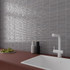 Настенная плитка Flash Bars Cool Grey 12.5x25 DNA Tiles глянцевая керамическая 133476