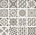 Декор Antigua Dec Gris 20x20 матовый керамический