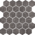 Мозаика Imperial Graphite C.Szary 27x27 Poler (M-H-IG 13) Rect. керамогранит