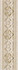Бордюр Antique Listelo Antik Ivory 10х40 матовый керамический