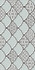 Декор 1641-8646 Эллен Бело-бирюзовый 20х40 матовый керамический