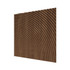 Стеновая квадратная панель Круги МДФ Ликорн Орех темный Ликорн мм (4 шт.)