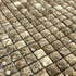Мозаика Marble Mosaic Diamond Emperador Light Pol камень 30.5х30.5 см полированная чип 15х15 мм, коричневый