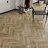 SPC ламинат Alpine Floor ECO 18-14 Вайпуа Chevron 43 класс 600х127х5 мм (каменно-полимерный) с фаской