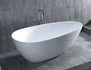 Отдельностоящая ванна из камня Salini Paola Basso 1600х770х540, S-Stone (solix) - матовая