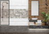 Настенная плитка TWU2550BOH17 рельефная Boho 24.9х50 Almaceramica глянцевая керамическая