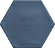 Керамогранит Hex Navy Matt 15x17.3 матовый