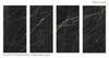 Керамогранит Calacatta Black Matt 160х320 Staro Slab Matt матовый универсальная плитка УТ-00000821