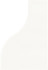 Настенная плитка Curve White Gloss Equipe 8.3x12 глянцевая керамическая 28844