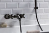 Термостатический смеситель для ванны Jacob Delafon Nouvelle Vague Без донного клапана, черный