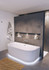 Акриловая ванна Riho Desire Wall 184x84 +светодиоды с размещением под ванной