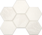 Мозаика LN00/TE00 Hexagon 25x28,5 керамогранит матовая, серый