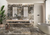 Керамогранит Forte Dei Marmi Quark Breccia di Caravaggio Rett 80x80 Atlas Concorde матовый универсальная плитка 610010002967
