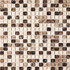 Мозаика из мрамора Emperador Dark, Light, Crema Nova PIX271, чип 15x15 мм, сетка 305х305x4 мм матовая, бежевый, коричневый