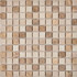 Мозаика из мрамора Emperador Light, Crema Nova PIX276, чип 23x23 мм, сетка 305х305x6 мм матовая, бежевый, коричневый
