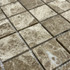 Мозаика Marble Mosaic Emperador light Mat камень 30.5х30.5 см матовая чип 48х48 мм, коричневый, бежевый