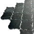 Мозаика Marble Mosaic Arabesco Nero Marquina Pol камень 27.8х32.5 см полированная чип 68х68 мм, черный