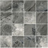 Мозаика MarbleSet Иллюжн Темно-серый Лаппато R9 Ректификат керамогранит 30х30 см чип 7.5х7.5 мм, K9513728LPR1VTE0