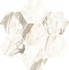 Мозаика Luce Grey Esagona T7 Satin Finish-30x28 керамогранит сатинированная, бежевый, белый 36621