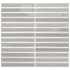 Мозаика Short Stick Metropolitan керамика 28х30 см Amadis Fine Tiles глянцевая чип 20х150 мм, серый 8436552229392