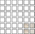 Мозаика для бассейна фарфоровая Antique Beige AB1010 Serapool 10х10 матовая, рельефная, глазурованная под камень бежевая