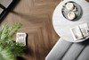 SPC ламинат The Floor P6005 Marrone Oak Herringbone 33 класс 740х148х6 мм (каменно-полимерный) с фаской