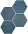 Керамогранит Six Saona Azul 27x23x0,9 глазурованный матовый Durstone универсальный