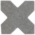 Керамогранит 32729 Elda Cross Graphite 12x12 Equipe матовый универсальная плитка А007340