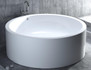 Круглая ванна из камня Salini Isola 2000x2000x710, S-Sense (sapirit) - матовая
