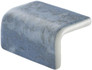 Мозаика Ezarri Corner Bluestone Safe стекло 3х5х2.5 см матовая, антислип чип 50х50 мм, голубой