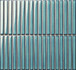 Мозаика Porcelain mosaic Mosaic 1.5х14.5 Y15FW28 Голубой глянцевый керамогранит 29.4х31.3 см чип 15х145 мм