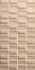 Настенная плитка 3D Bars Diamond Topaz Matt 12.5х25 Wow 3d, матовая, рельефная (структурированная) керамическая УТ-00048725