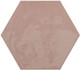 Настенная плитка Kane Hexagon Pink 16х18 Cifre глянцевая, рельефная керамическая 78801166